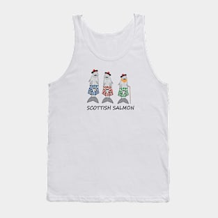 Scottish salmon for fish lovers- scottish gift- funny and humouristic salmon Tank Top
